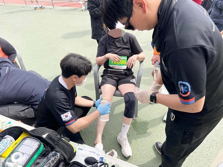 응급처치 사진