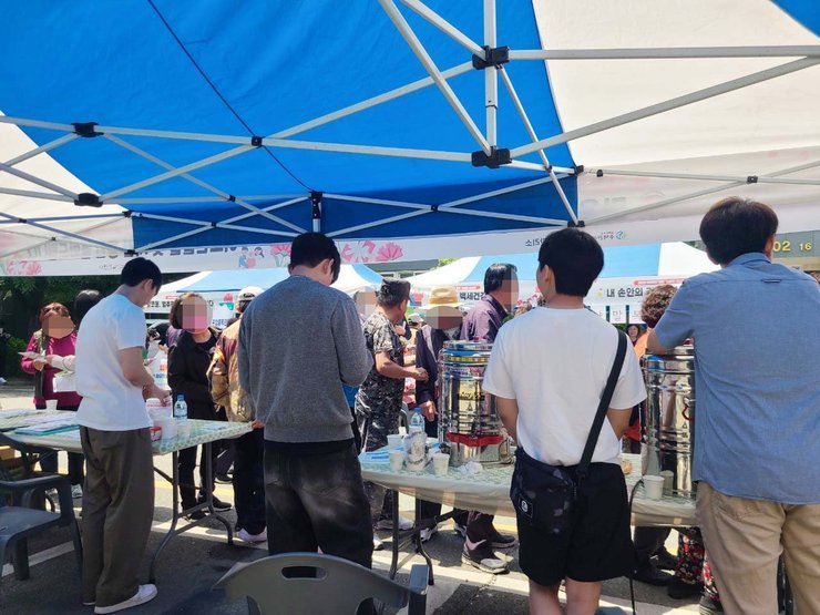 행사부스 지원 사진