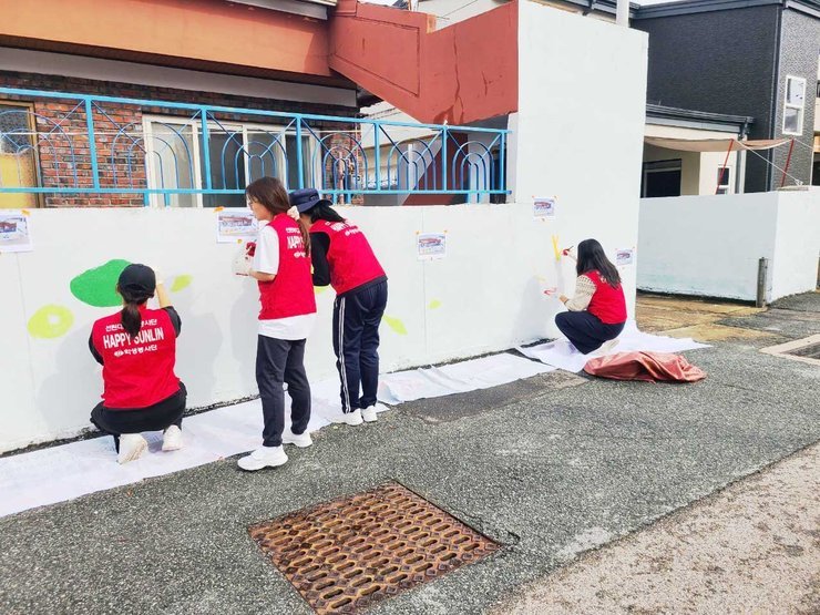 벽화그리기 봉사활동