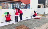 벽화그리기 봉사활동