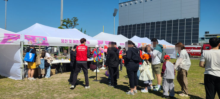 대학부스 운영 봉사